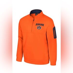 Colosseum NCAA Auburn Tigers Hits the Road Zip Pullover ✨ Orange Size Large